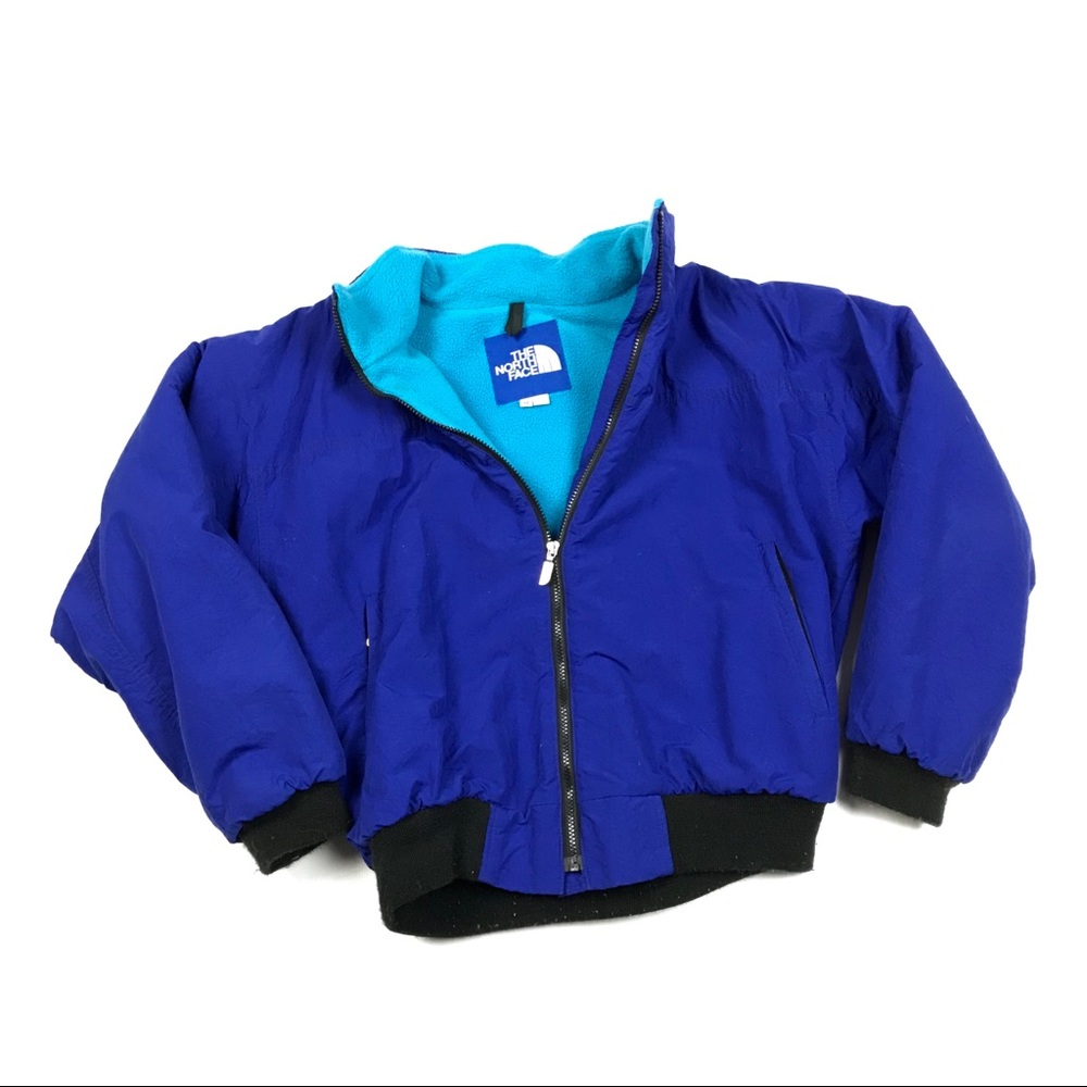 Vintage 80's Fleece The North Face Puffer Jacket